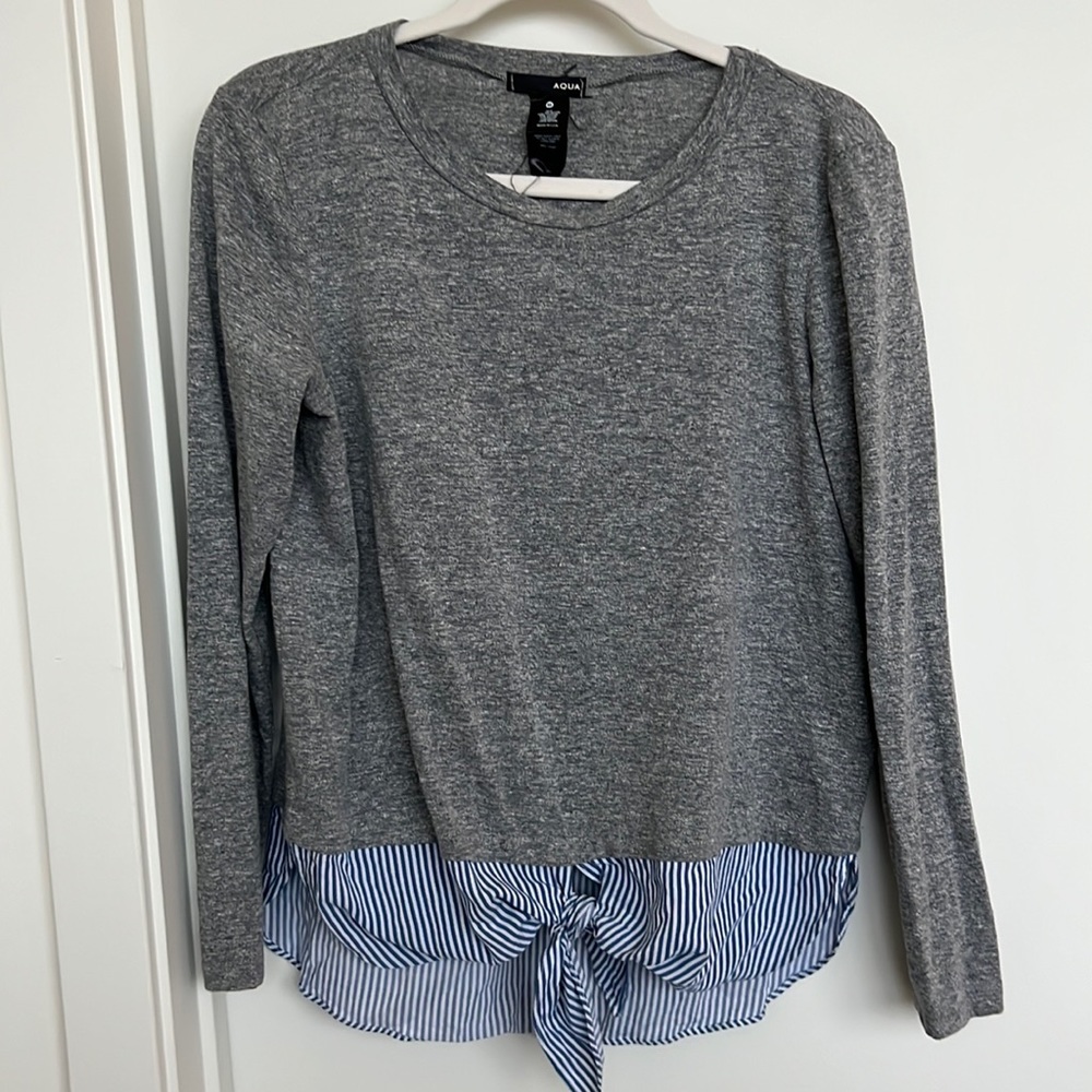 Aqua for Bloomingdales top